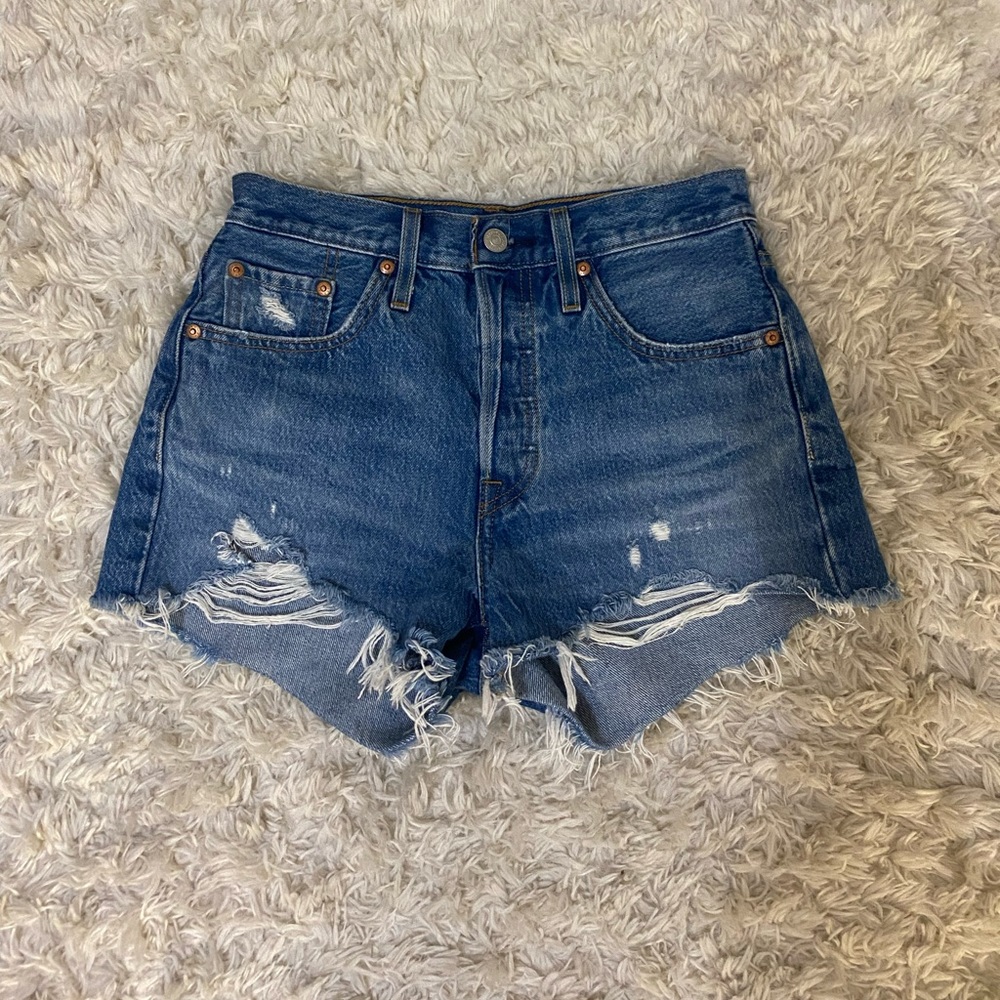Levi’s 501 High-Rise Denim Shorts